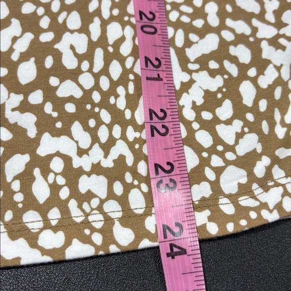 The Talbots Tee Three-quarter sleeve, scoop, neck,cotton stretch,pattern - Picture 9 of 9